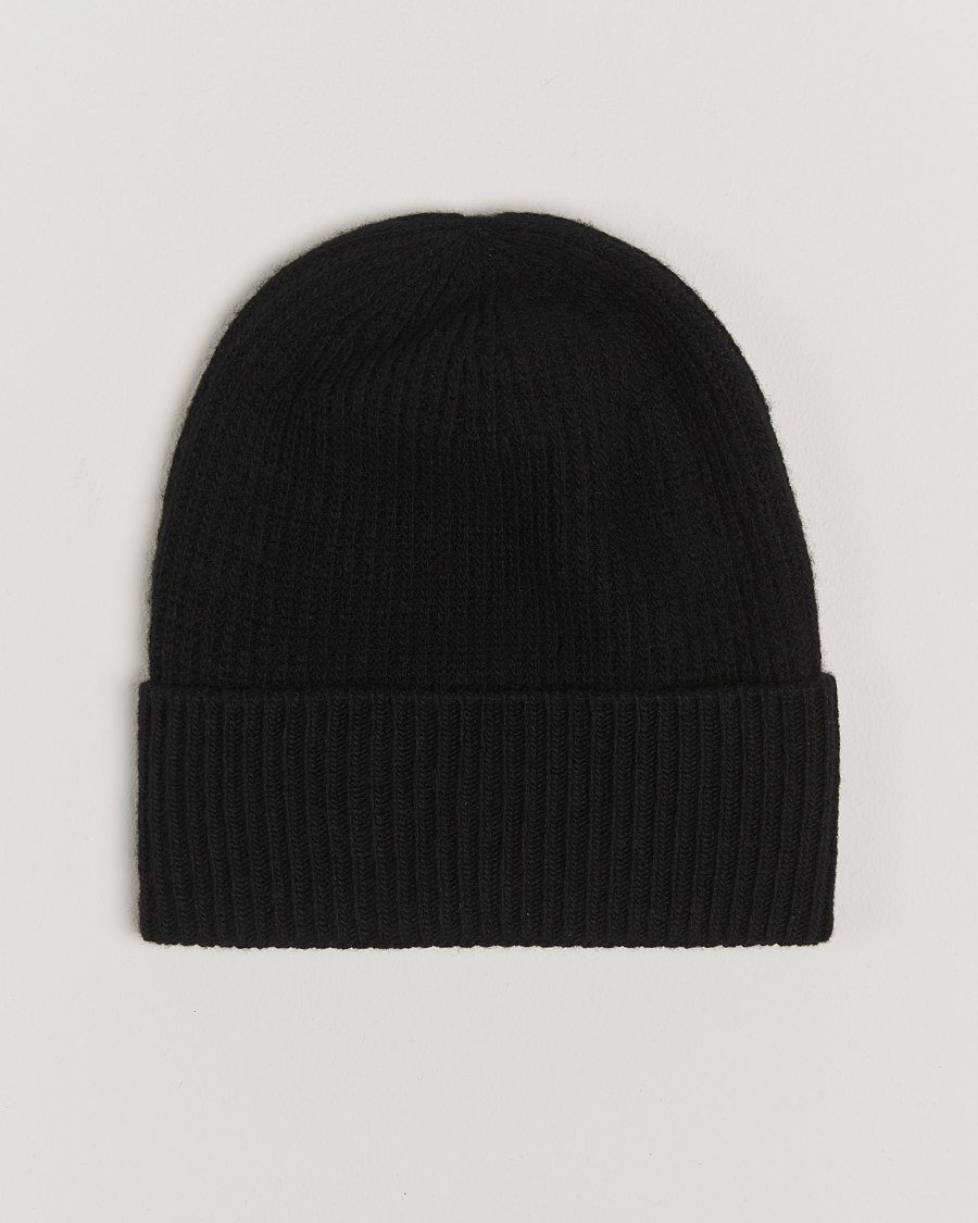 Herren | Moncler Cashmere Beanie Black | Moncler | Cashmere Beanie Black