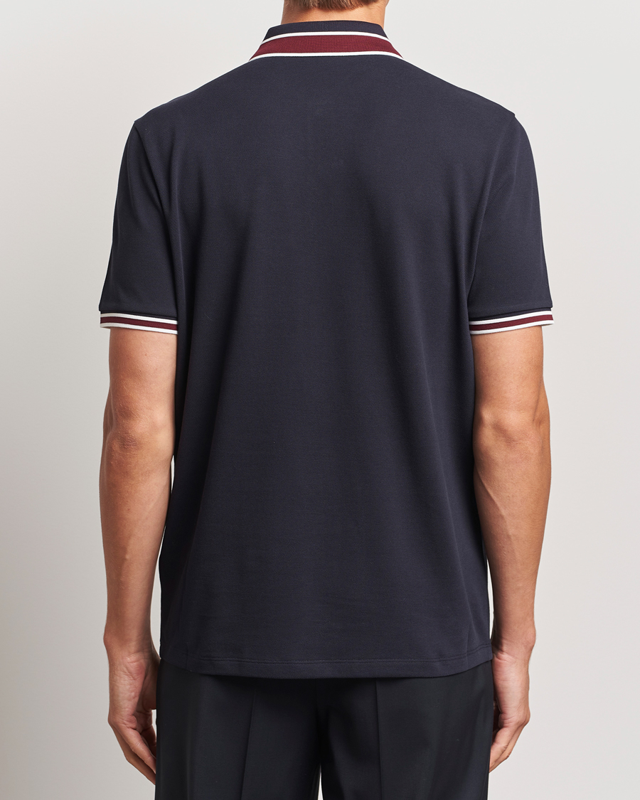 Herren | Poloshirts | Moncler | Double Contrast Collar Polo Navy