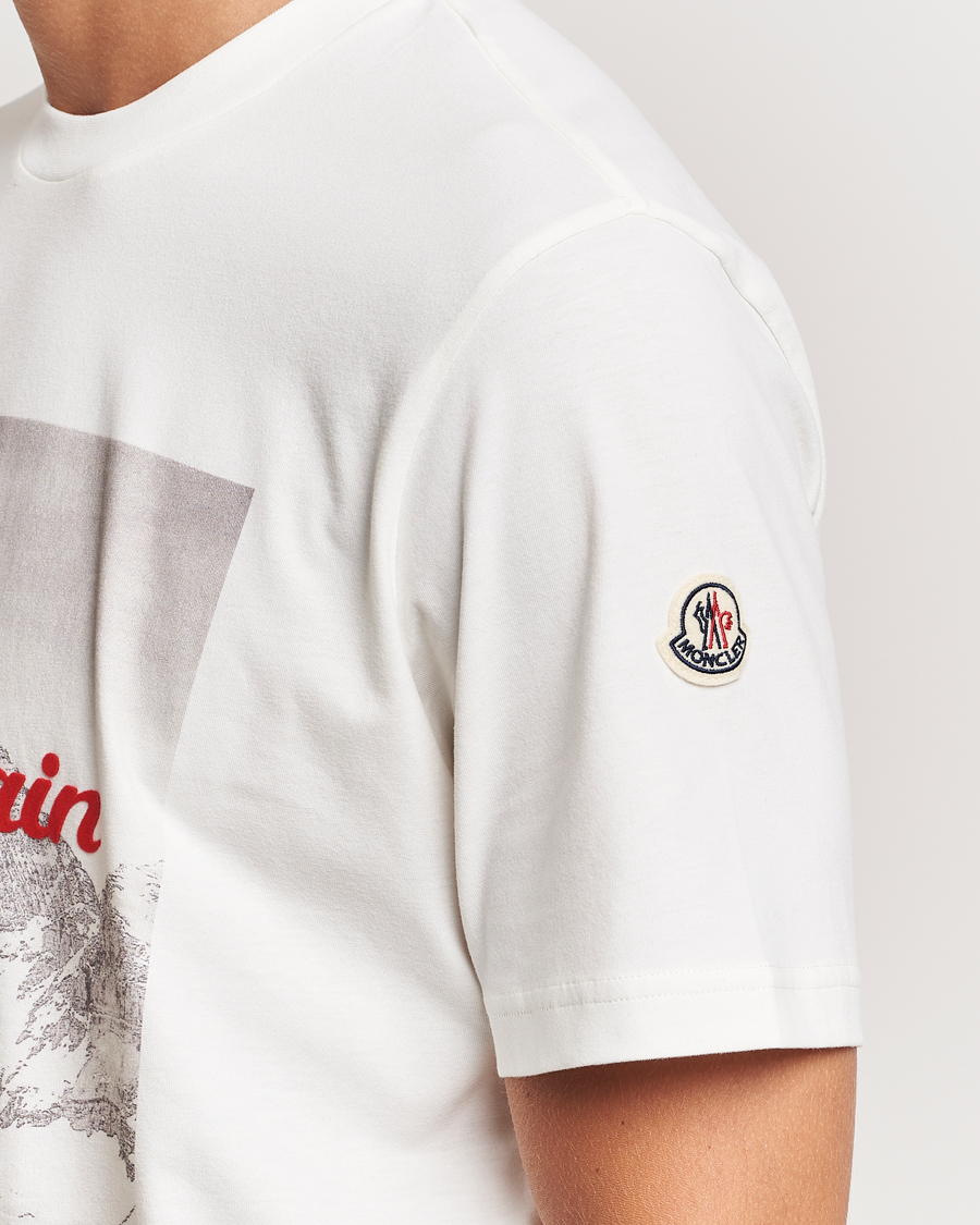 Herren | T-Shirts | Moncler | Mountain Lovers T-Shirt White
