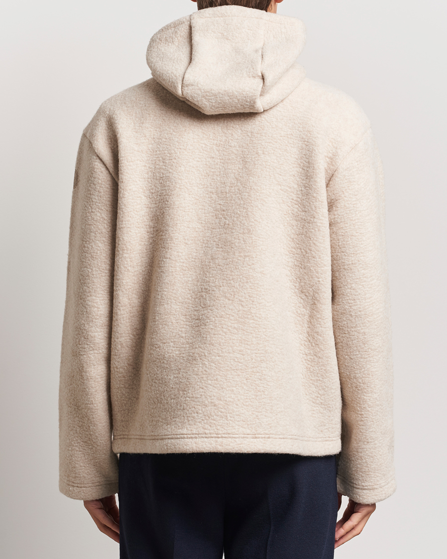 Herren | Pullover | Moncler | Half Zip Hoodie Beige