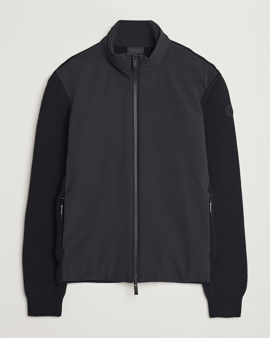 Herren | Jacken | Moncler | Hybrid Zip Cardigan Black