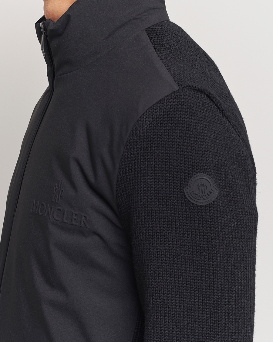 Herren | Jacken | Moncler | Hybrid Zip Cardigan Black
