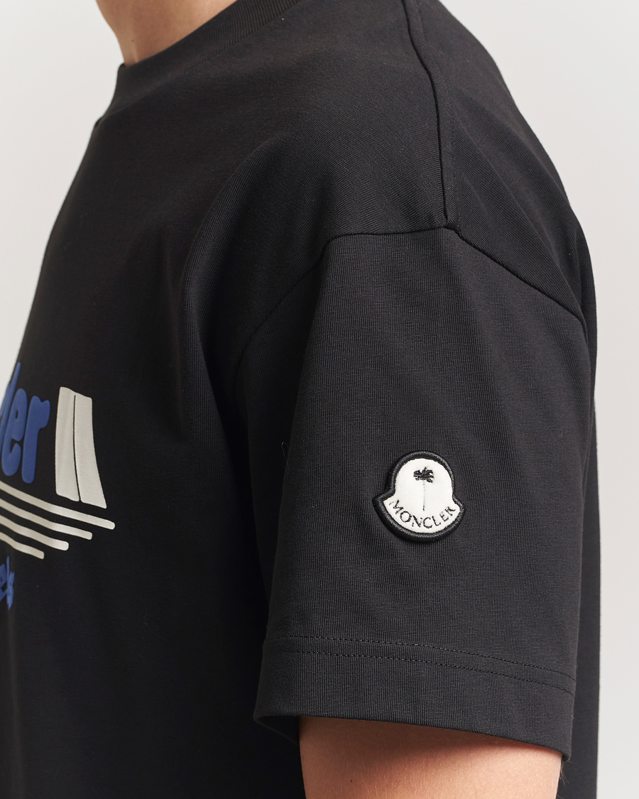 Herren | T-Shirts | Moncler Genius | X Palm Angels Printed T-Shirt Black