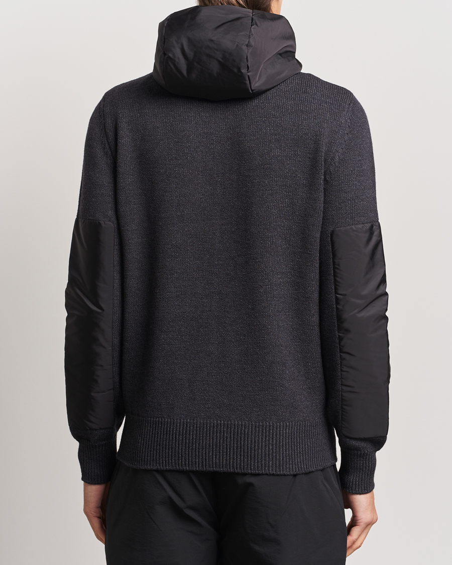 Herren | Pullover | Moncler Grenoble | Knitted Full Zip Cardigan Charcoal