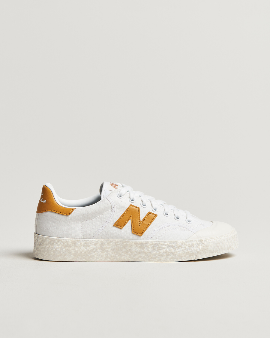 Herren | New Balance B100 Sneakers White/Yellow | New Balance | B100 Sneakers White/Yellow