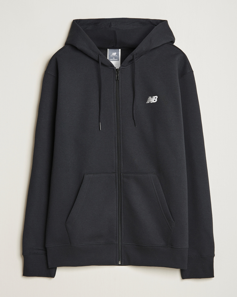 Herren | Pullover | New Balance | Essentials Full Zip Fleece Hoodie Black