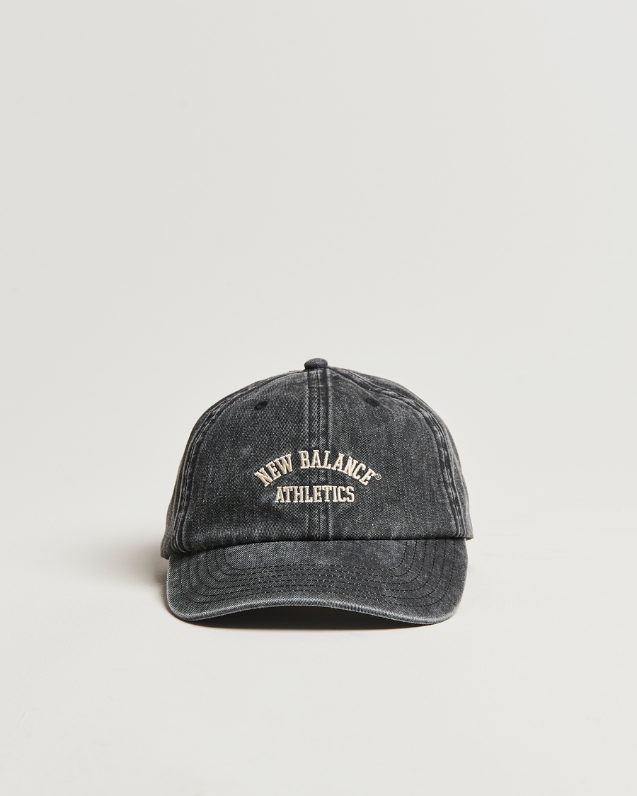 Herren | New Balance Athletics Cotton Cap Washed Black | New Balance | Athletics Cotton Cap Washed Black