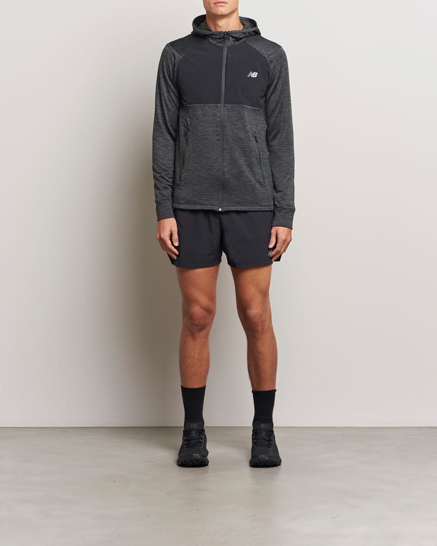 Herren | Pullover | New Balance Running | Heat Grid Hooded Full Zip Black