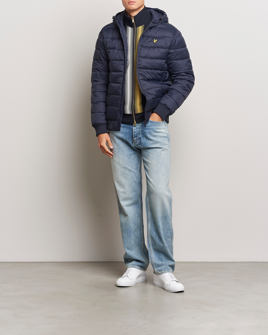 Herren | Jacken | Lyle & Scott | Wadded Hooded Jacket Dark Navy