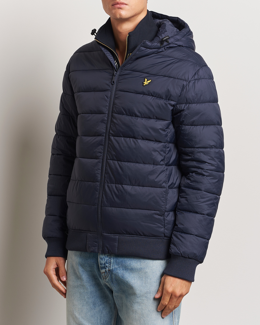 Herren | Jacken | Lyle & Scott | Wadded Hooded Jacket Dark Navy