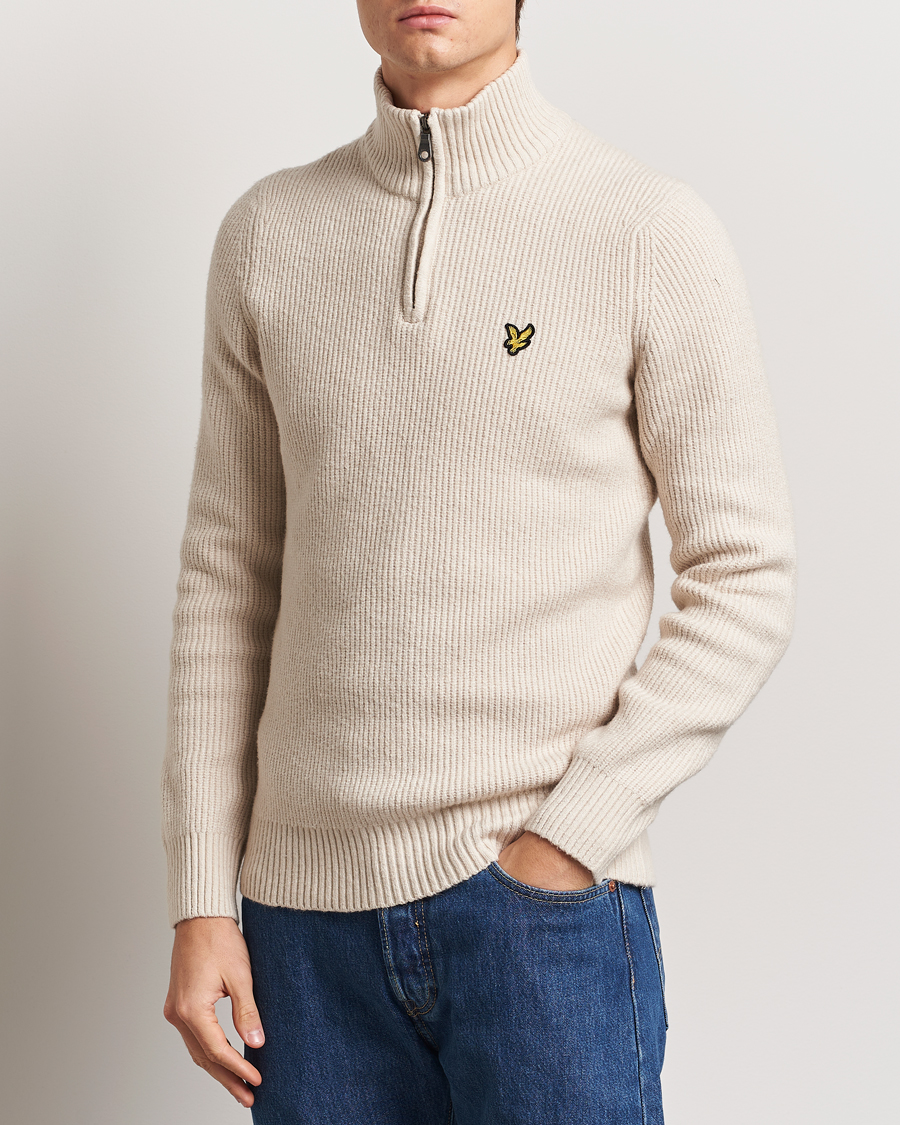 Herren | Pullover | Lyle & Scott | Shaker Stitch Half Zip Cove