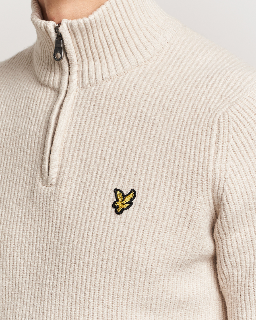 Herren | Pullover | Lyle & Scott | Shaker Stitch Half Zip Cove