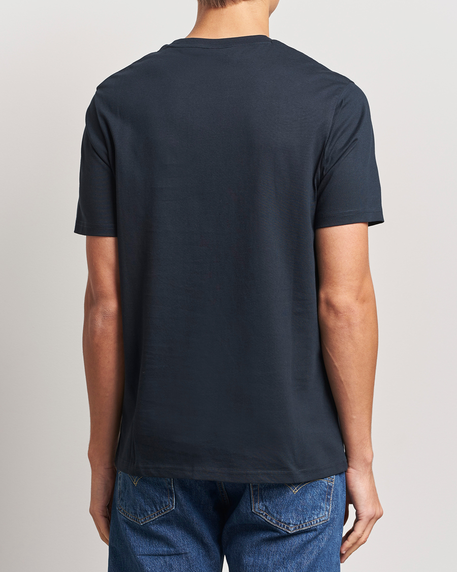 Herren | T-Shirts | Lyle & Scott | Tonal Eagle Crew Neck T-Shirt Dark Navy