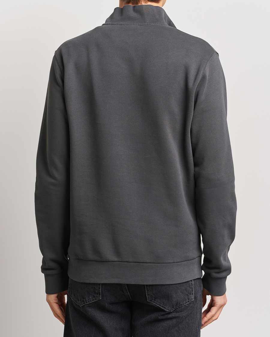 Herren | Pullover | Lyle & Scott | Tonal Eagle Half Zip Sweater Gunmetal