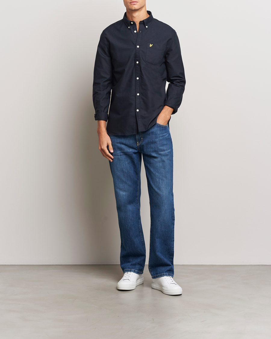 Herren | Hemden | Lyle & Scott | Lightweight Oxford Shirt Dark Navy