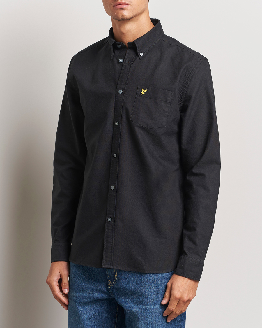 Herren | Hemden | Lyle & Scott | Lightweight Oxford Shirt Jet Black