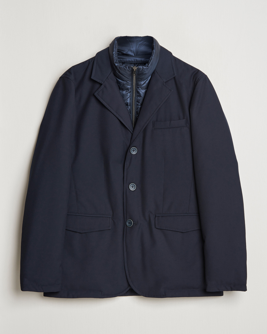 Herren | Jacken | Herno | Water Repellent Down Blazer Navy
