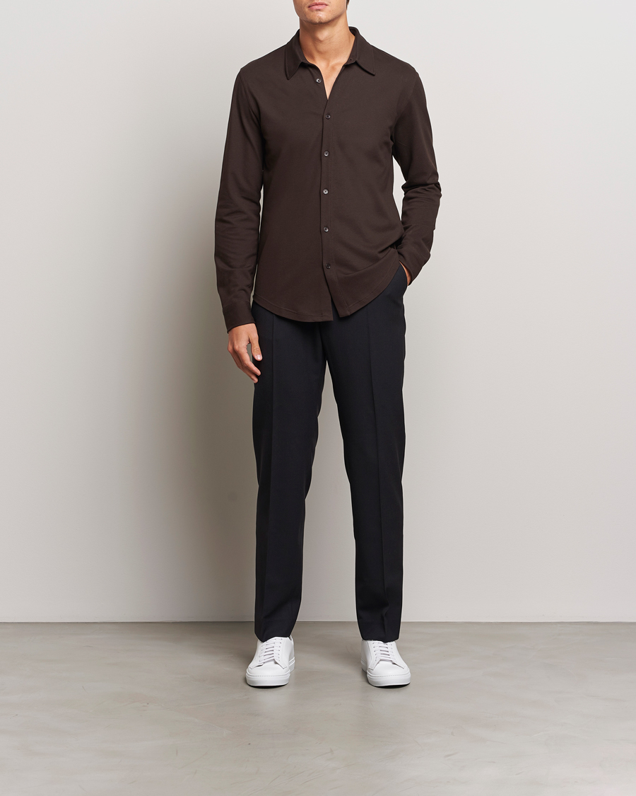 Herren | Hemden | Orlebar Brown | Giles Pique Shirt Truffle