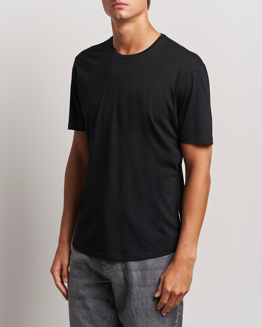 Herren | T-Shirts | Orlebar Brown | OB Lux Merino T-Shirt Black