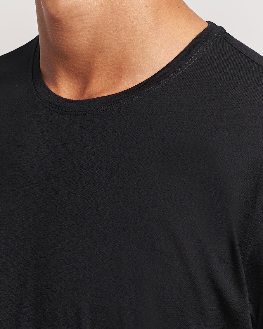 Herren | T-Shirts | Orlebar Brown | OB Lux Merino T-Shirt Black
