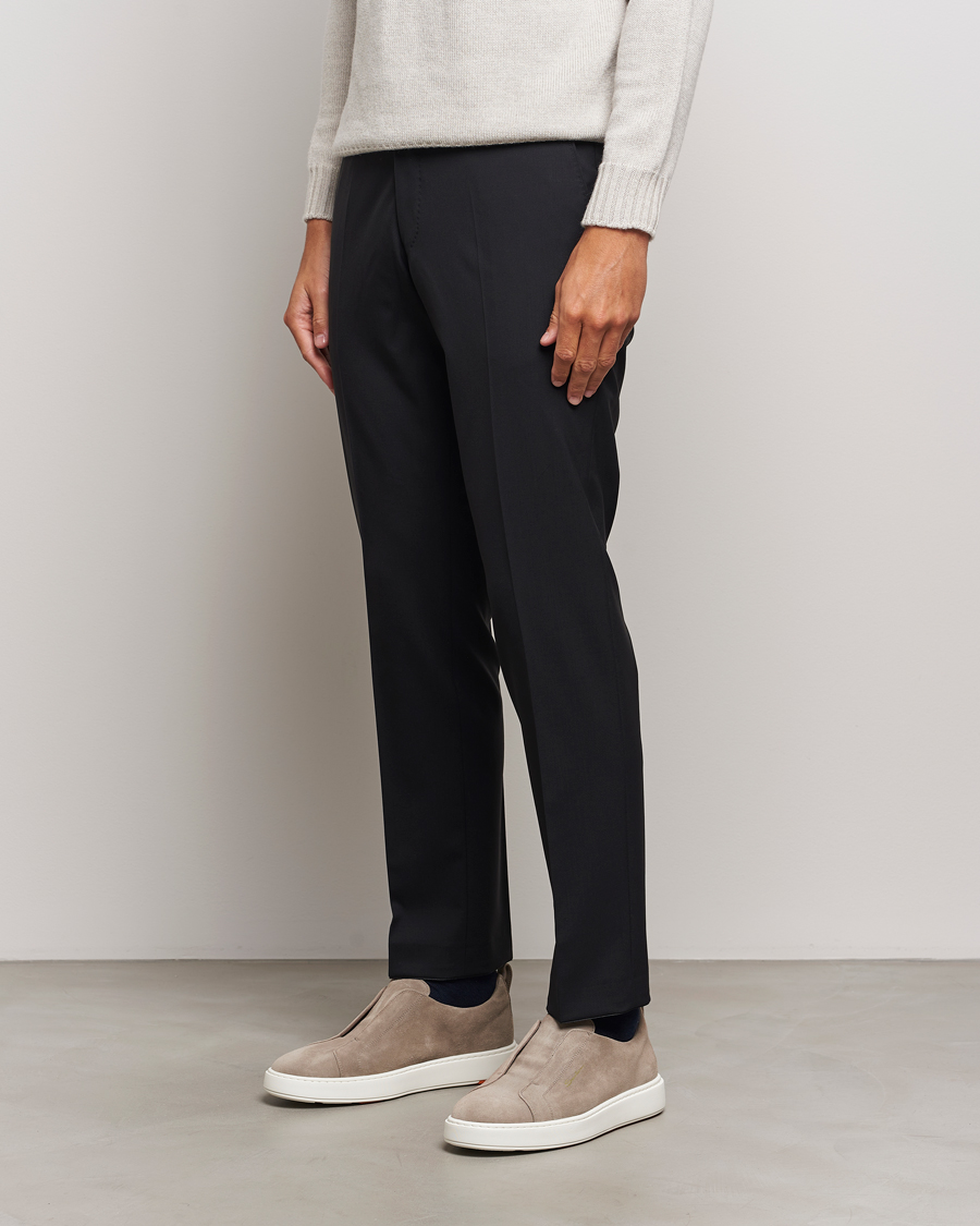 Herren | Santoni Cleanic No Lace Sneaker Taupe Suede | Santoni | Cleanic No Lace Sneaker Taupe Suede