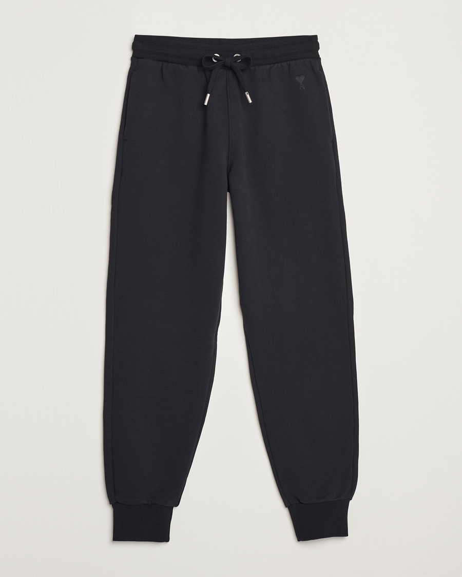 Herren | Hosen | AMI | Tonal Heart Logo Sweatpants Black