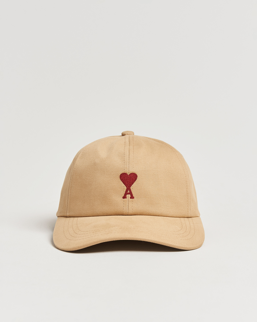 Herren | AMI Heart Logo Cap Sand | AMI | Heart Logo Cap Sand