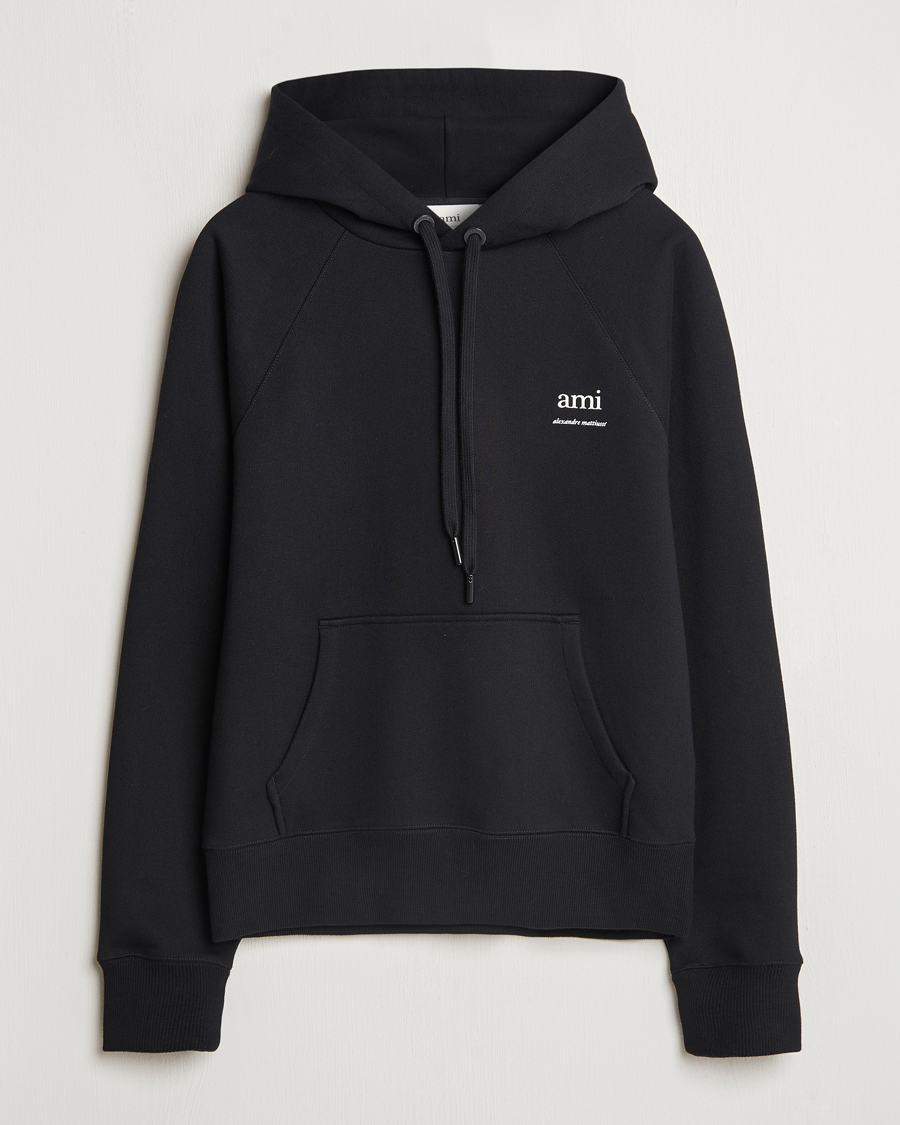 Herren | Pullover | AMI | Logo Hoodie Black