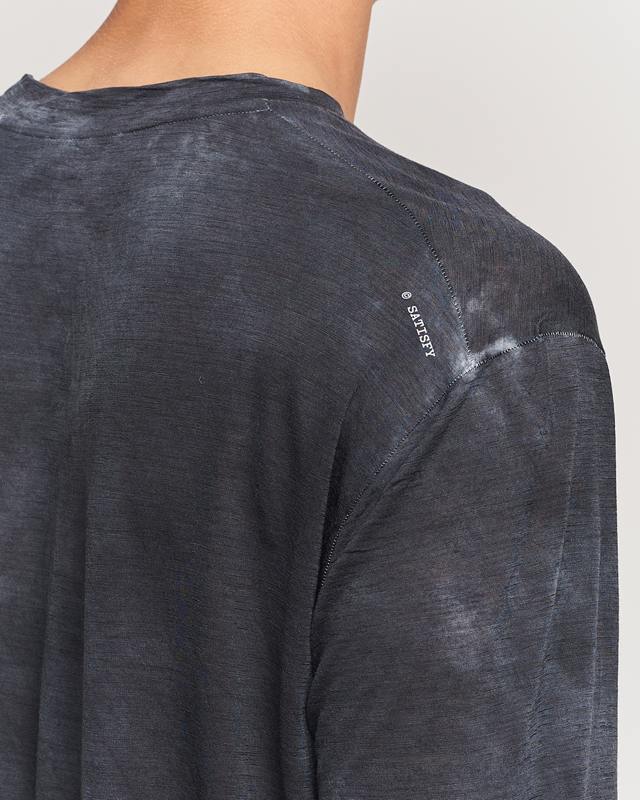 Herren | T-Shirts | Satisfy | CloudMerino Long Sleeve T-Shirt Sun Bleached Black