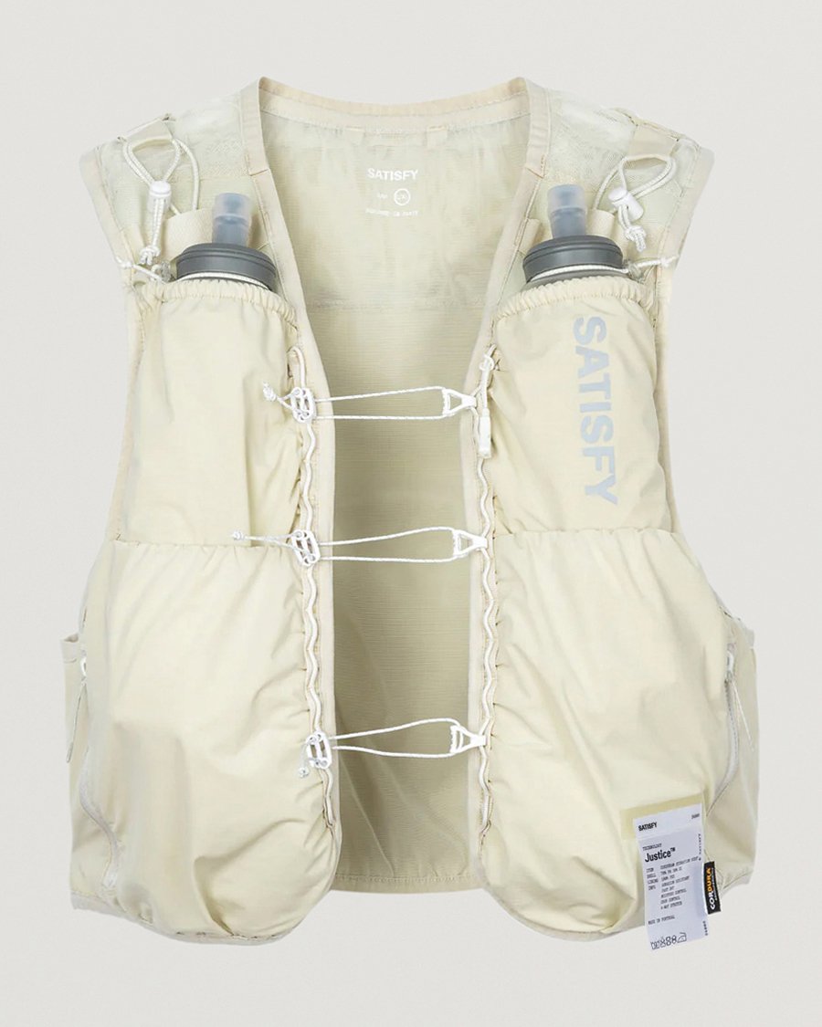 Herren | Satisfy Justice Cordura Hydration Vest Mineral Off White | Satisfy | Justice Cordura Hydration Vest Mineral Off White