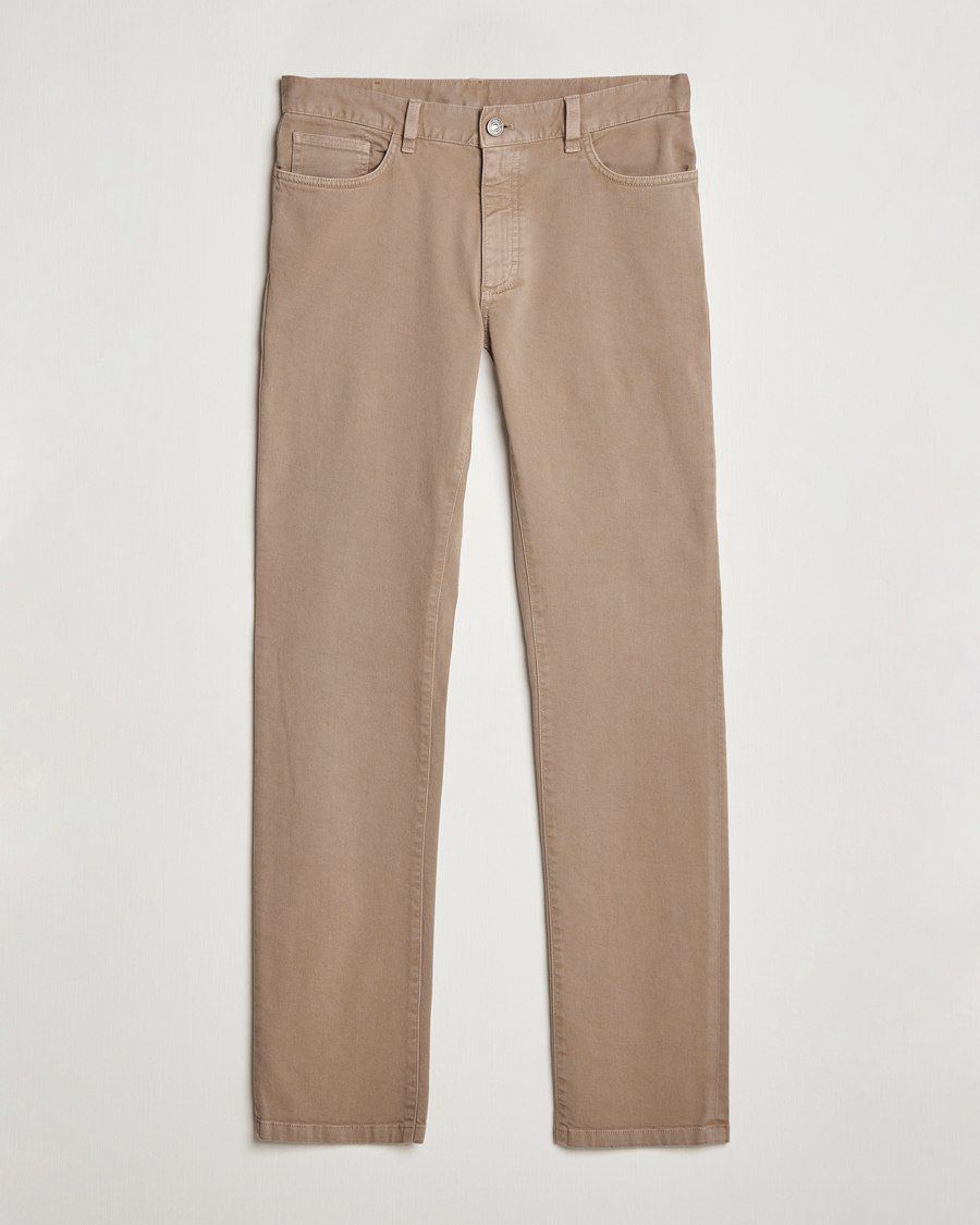 Herren | Hosen | Zegna | 5-Pocket Comfort Denim Pants Beige