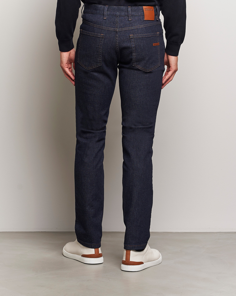 Herren | Jeans | Zegna | 5-Pocket Denim Jeans Dark Rinse