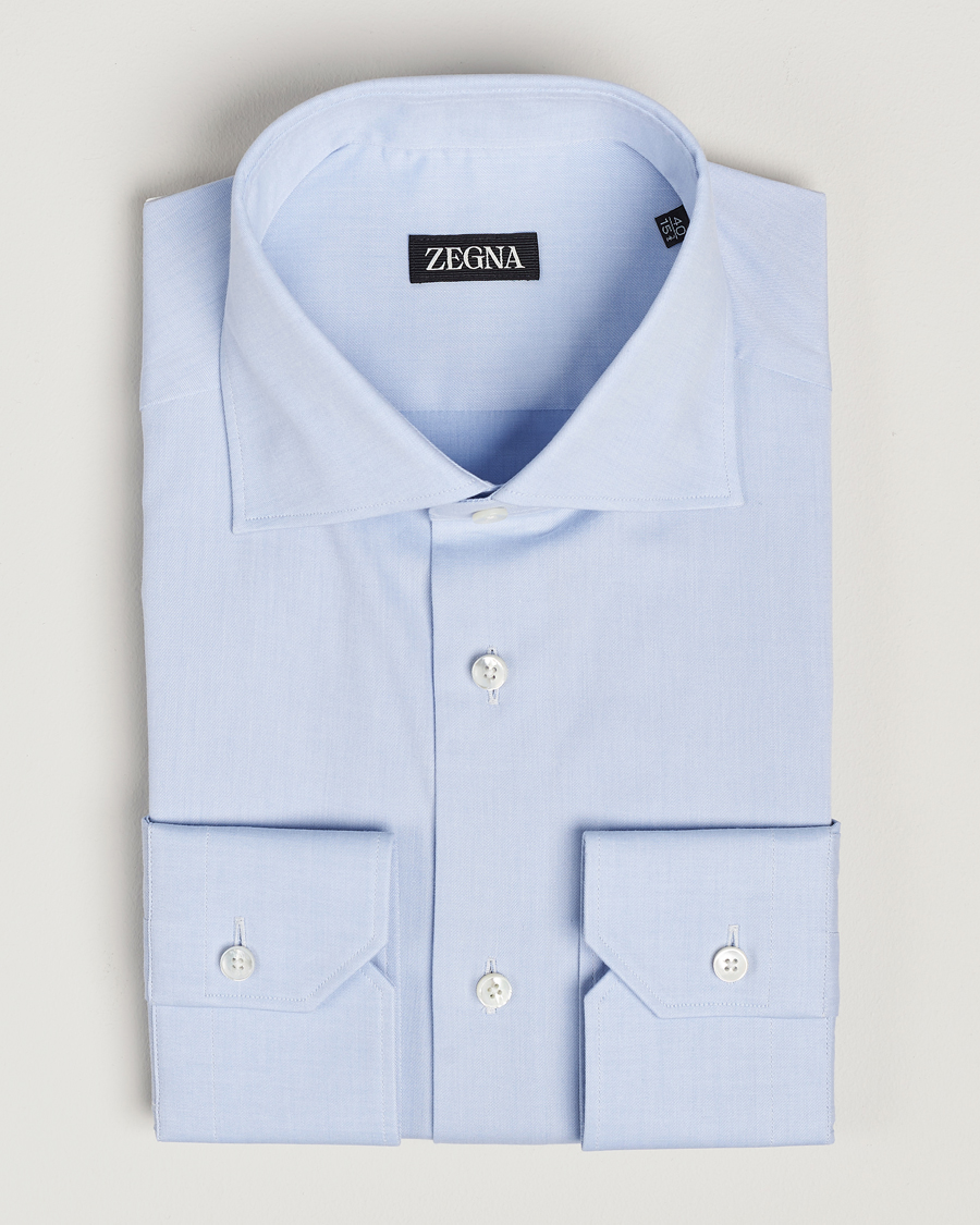 Herren | Hemden | Zegna | Slim Fit Dress Shirt Light Blue