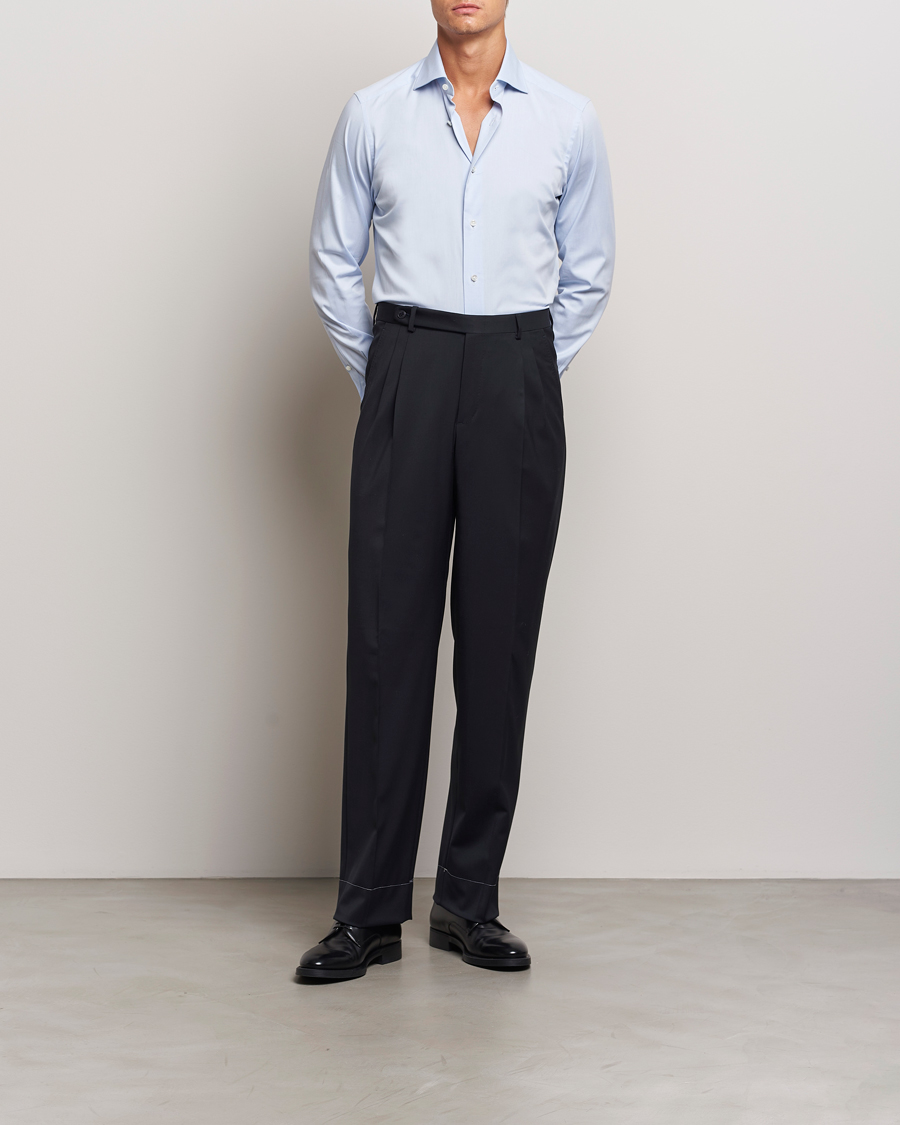 Herren | Hemden | Zegna | Slim Fit Dress Shirt Light Blue