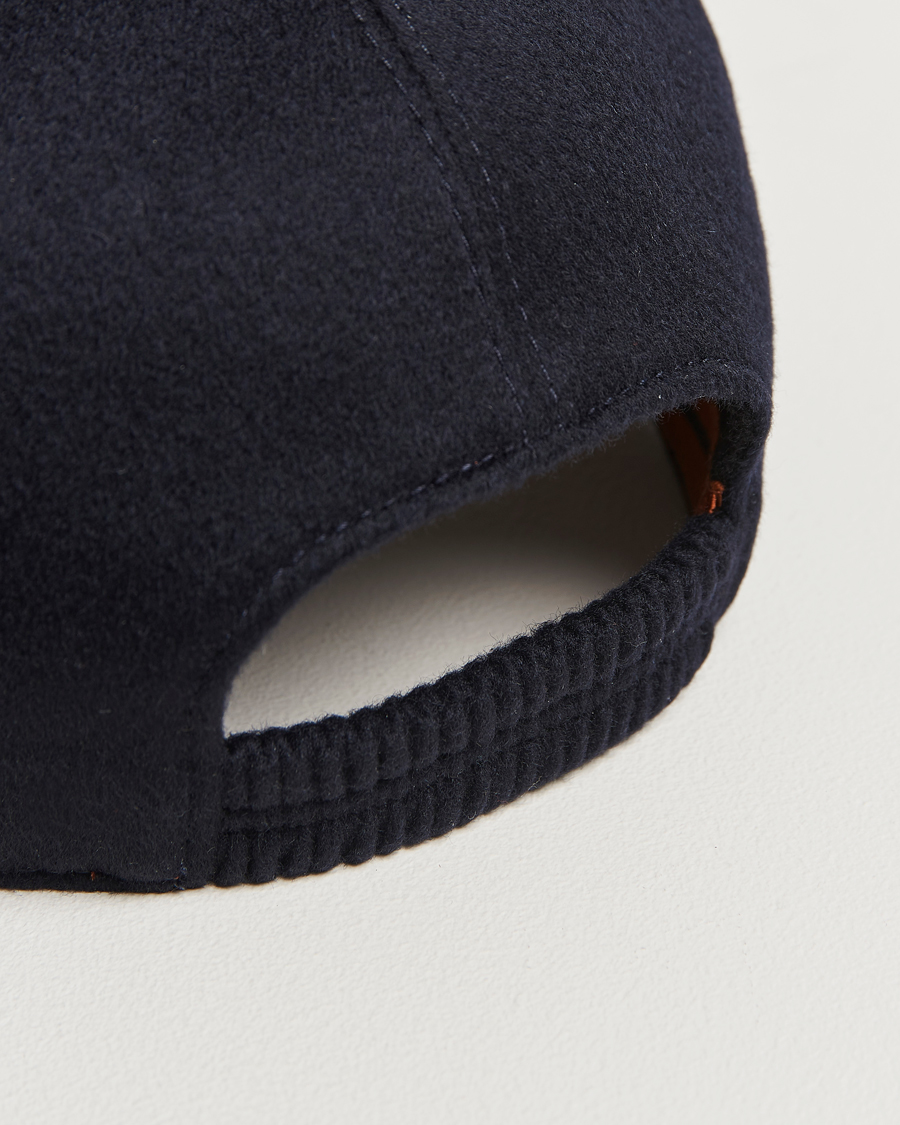 Herren | Zegna Cashmere Baseball Cap Navy | Zegna | Cashmere Baseball Cap Navy