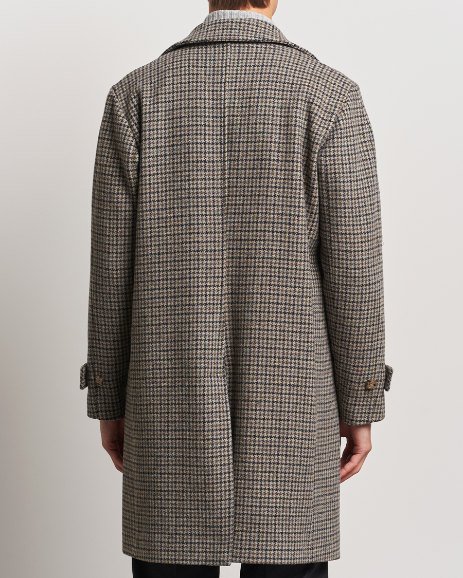 Herren | Jacken | Valstar | Marcello Wool Overcoat Grey Houndstooth