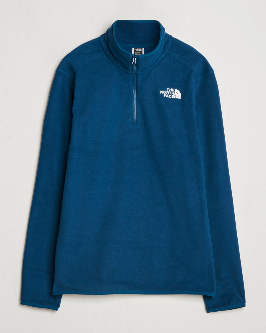Herren | Pullover | The North Face | 100 Glacier Fleece 1/4 Zip Midnight Petrol