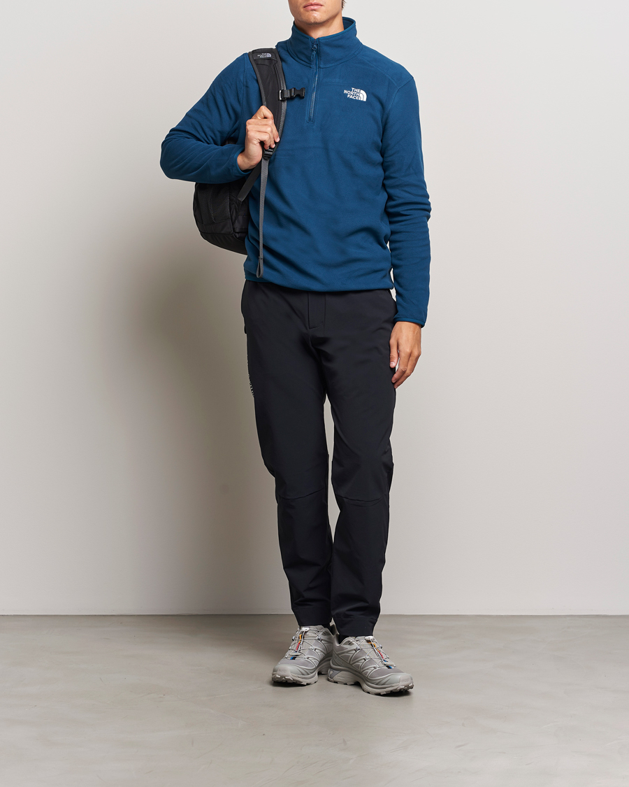 Herren | Pullover | The North Face | 100 Glacier Fleece 1/4 Zip Midnight Petrol
