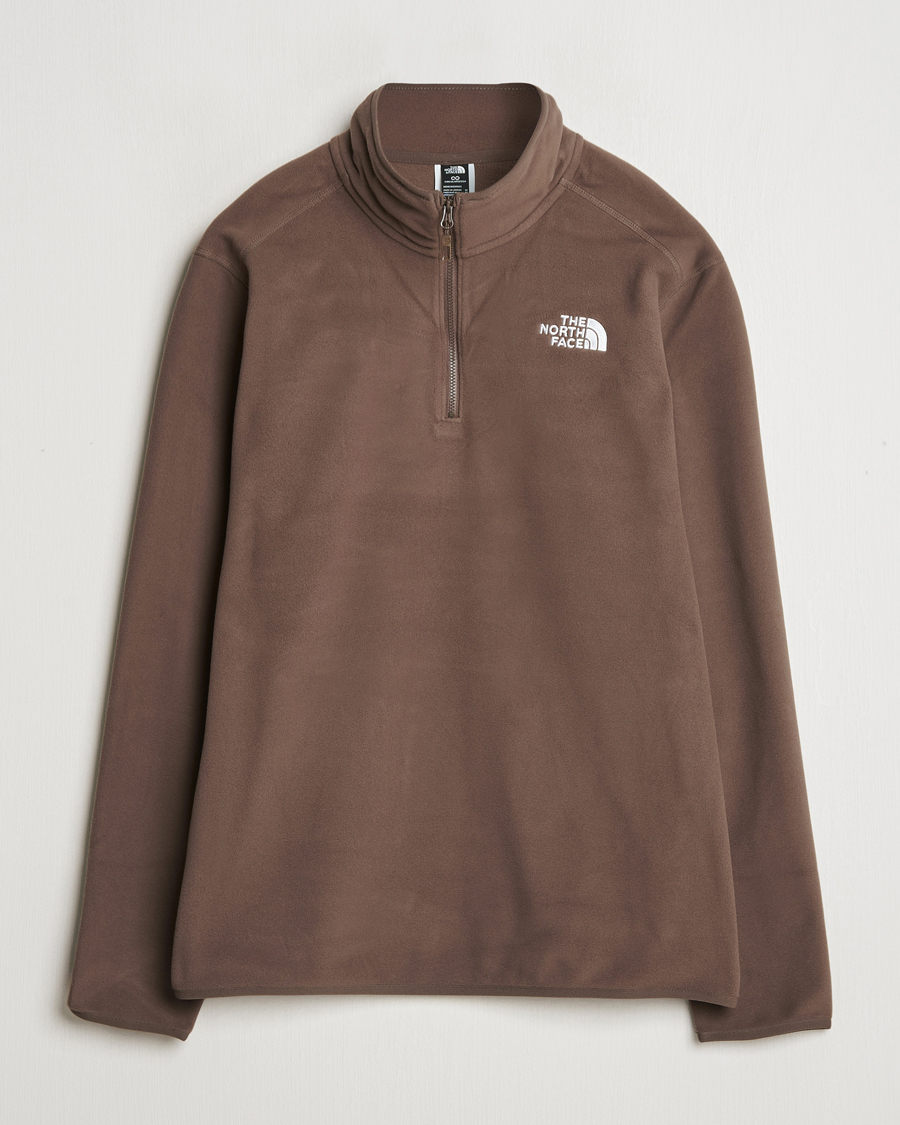 Herren | Pullover | The North Face | 100 Glacier Fleece 1/4 Zip Dark Brown