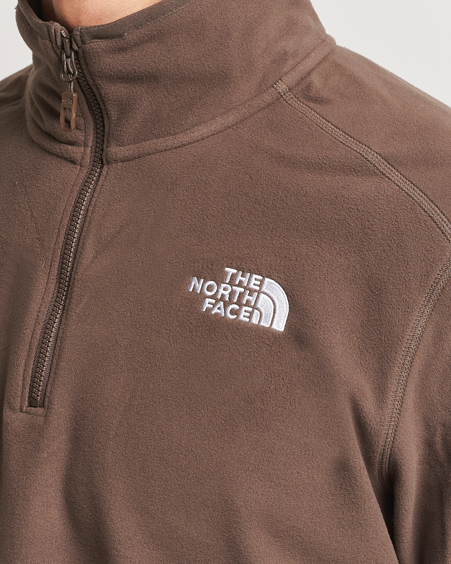Herren | Pullover | The North Face | 100 Glacier Fleece 1/4 Zip Dark Brown
