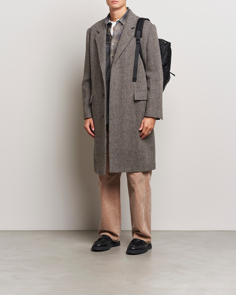 Herren | Jacken | Auralee | Wool Tweed Chesterfield Coat Khaki