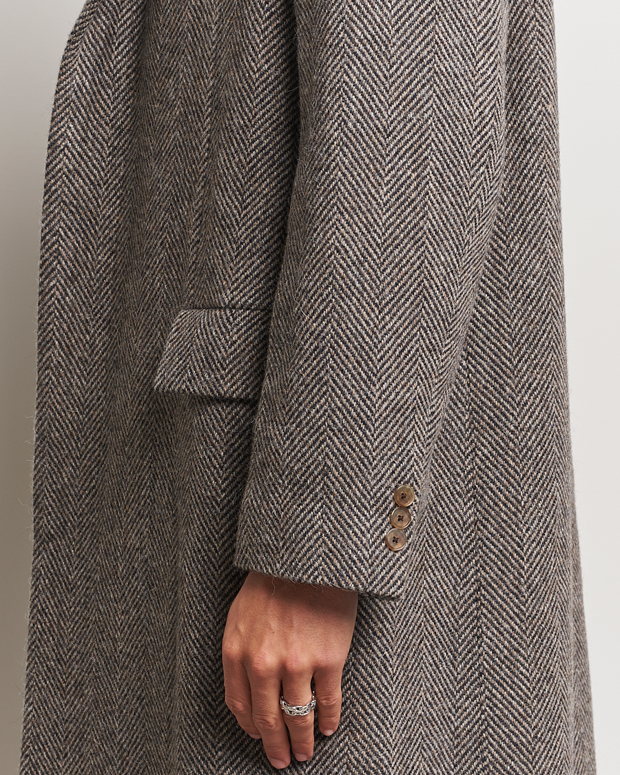 Herren | Jacken | Auralee | Wool Tweed Chesterfield Coat Khaki