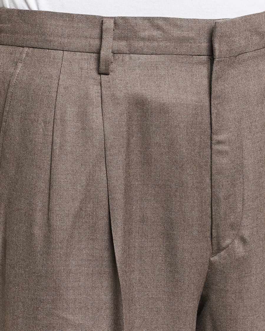 Herren | Hosen | Auralee | Superlight Wool Slacks Top Brown