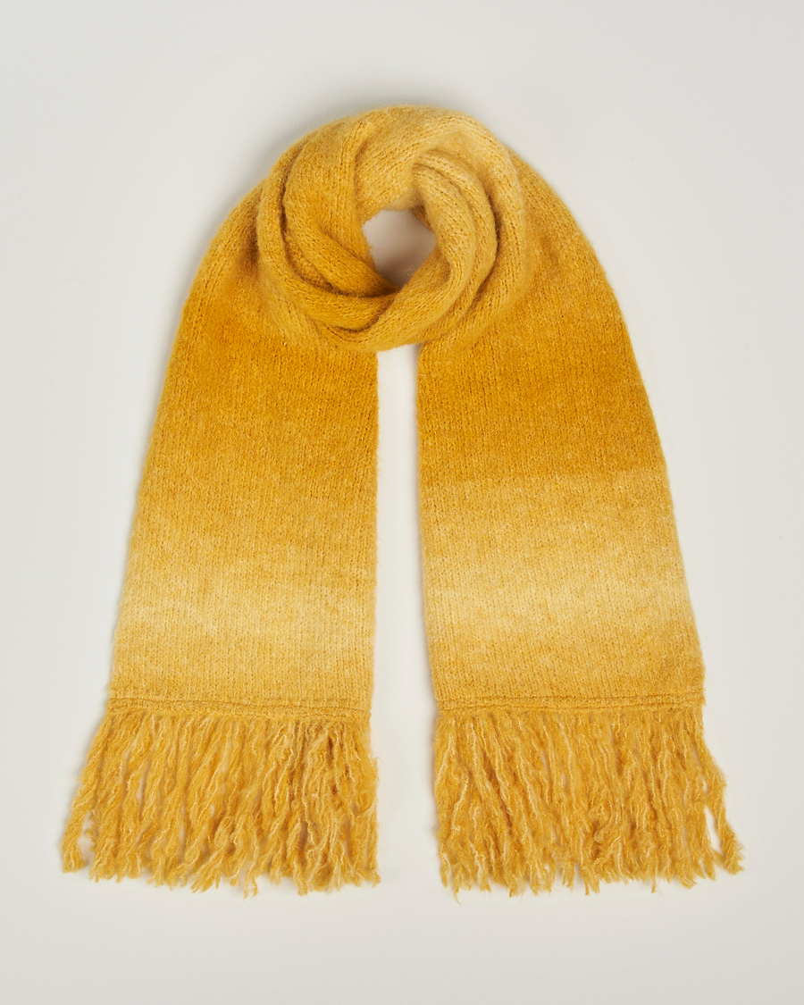 Herren | Sunflower Ombre Wool Scarf Yellow | Sunflower | Ombre Wool Scarf Yellow