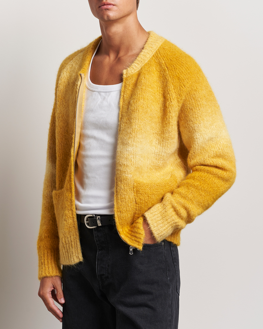Herren | Pullover | Sunflower | Ombre Zip Cardigan Yellow