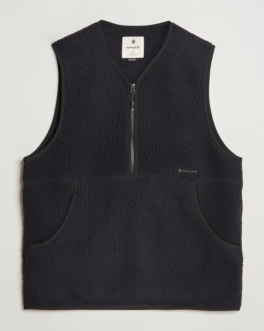 Herren | Westen | Snow Peak | Thermal Boa Fleece Vest Black