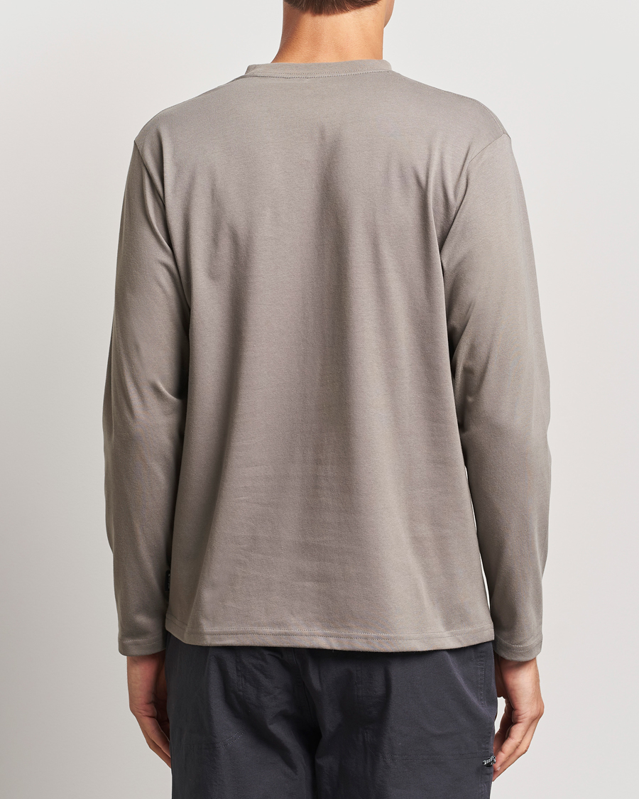 Herren | T-Shirts | Snow Peak | Onepoint Long Sleeve T-Shirt Greige