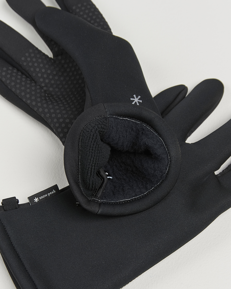 Herren | Snow Peak GORE Windstopper Gloves Black | Snow Peak | GORE Windstopper Gloves Black
