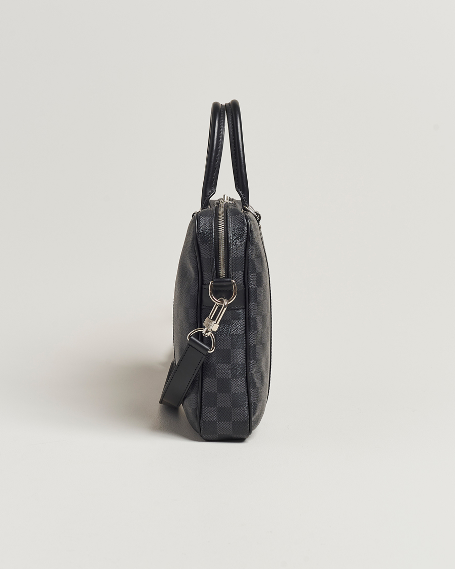 Herren | Louis Vuitton Pre-Owned Porte-Documents Voyage Briefcase Damier Graphite | Louis Vuitton Pre-Owned | Porte-Documents Voyage Briefcase Damier Graphite