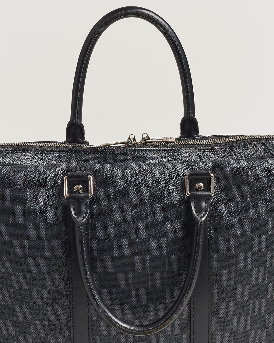 Herren | Louis Vuitton Pre-Owned Porte-Documents Voyage Briefcase Damier Graphite | Louis Vuitton Pre-Owned | Porte-Documents Voyage Briefcase Damier Graphite